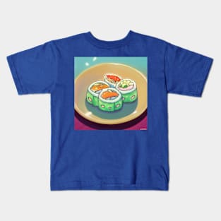 Kawaii Anime Sushi Kids T-Shirt